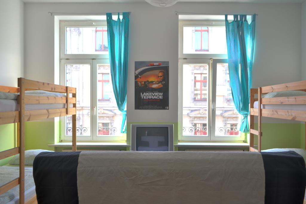 Oskars Absteige Hostel Lipcse Szoba fotó